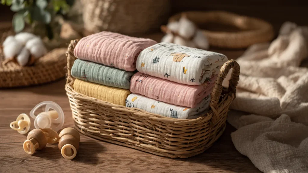 15 unieke cadeaus voor zwangere vrouw 19 Hydrofiele doek met leuke print