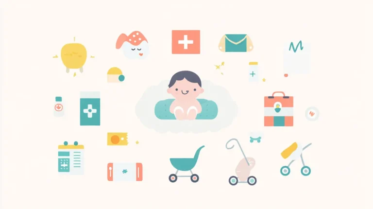 Grafisch overzicht van de maandelijkse kosten van een baby, inclusief luiers, voeding, kleding en zorgkosten