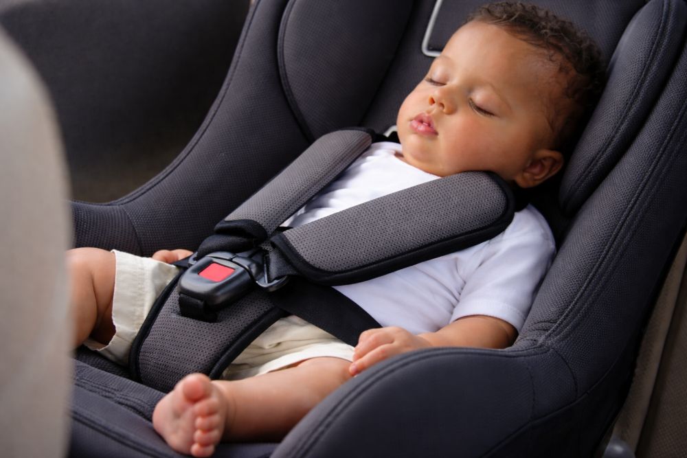 Baby in autostoel
