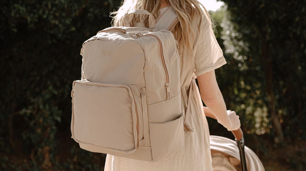 Luiertas als backpack